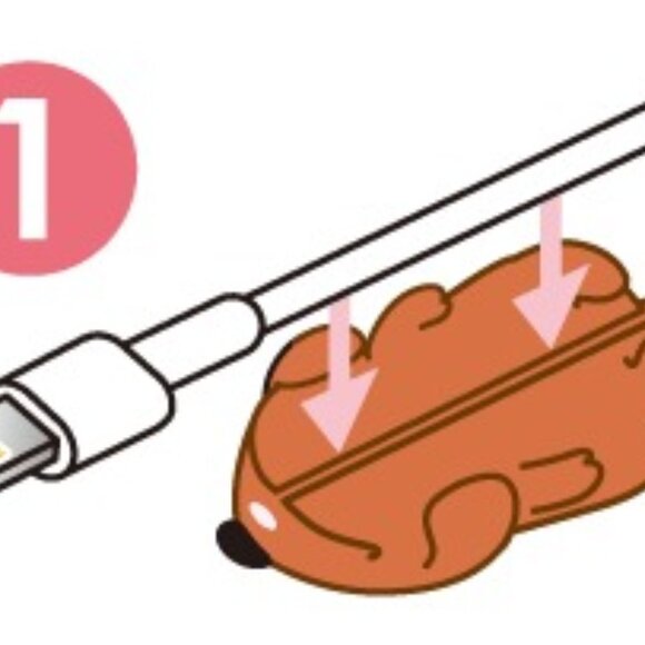 Blue Shark Cable Bite for Apple Lightning Cable - Picture 4 of 5